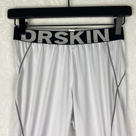 DRSKIN Compression Pants Tights Mens Medium Black White Lightweight Bundle of 2 - Picture 12 of 16